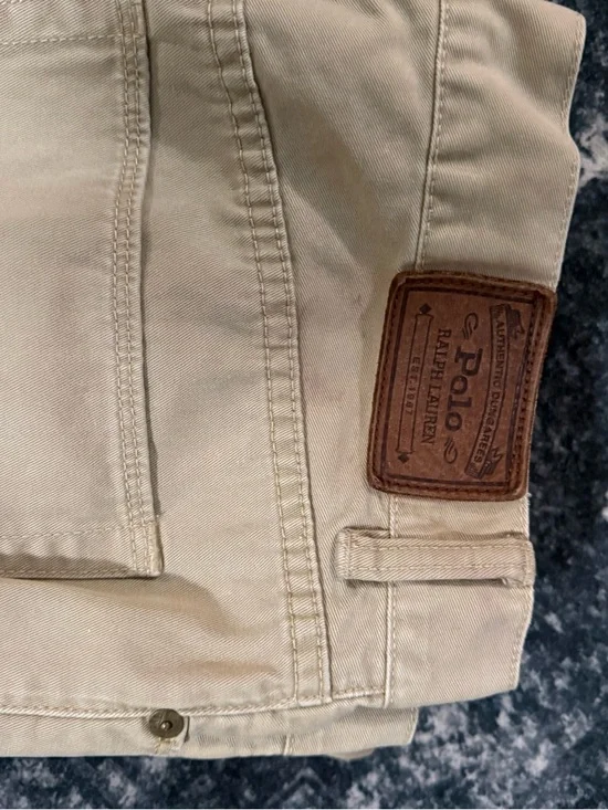 Lot Of 3 Ralph Lauren Polo Men’s 33x30 Khaki, Tan Casual Pants Slacks - Picture 5 of 11